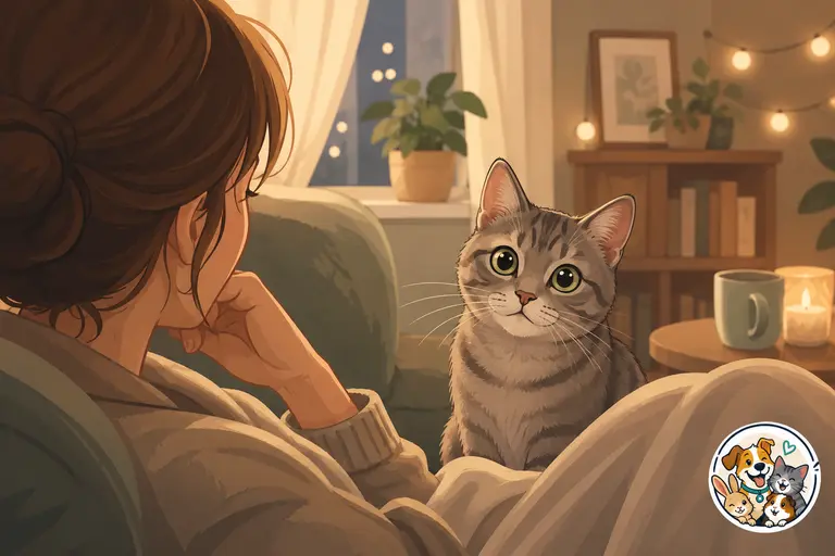 Pourquoi votre chat vous fixe-t-il pendant de longues minutes ? Les explications qui vont vous surprendre