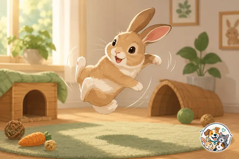 Pourquoi les lapins font-ils des “binkies” ? La réponse va vous faire sourire