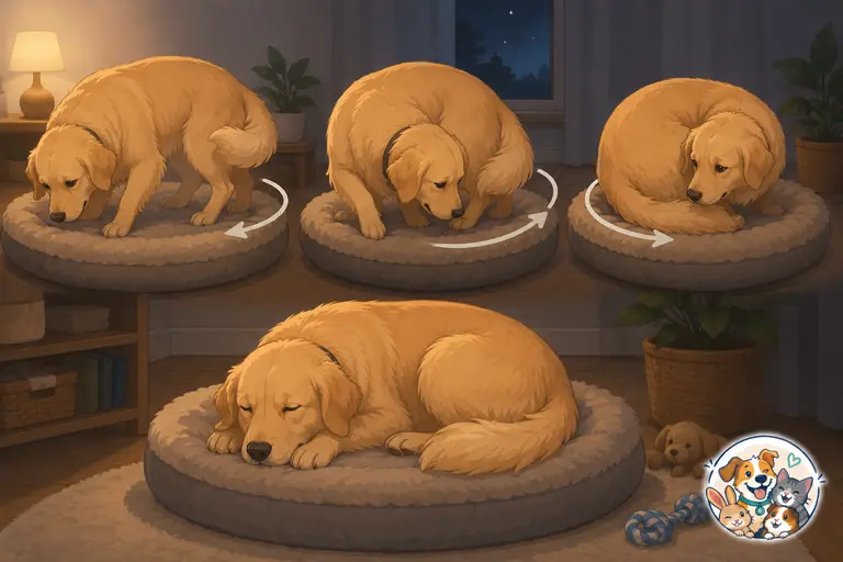 Pourquoi les chiens tournent-ils avant de dormir ? Une habitude héritée de leurs ancêtres