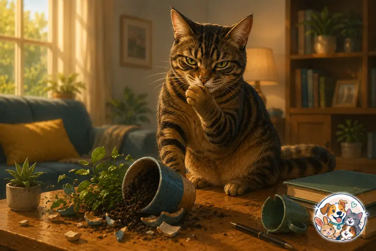 Pourquoi les chats font-ils tomber les objets ?