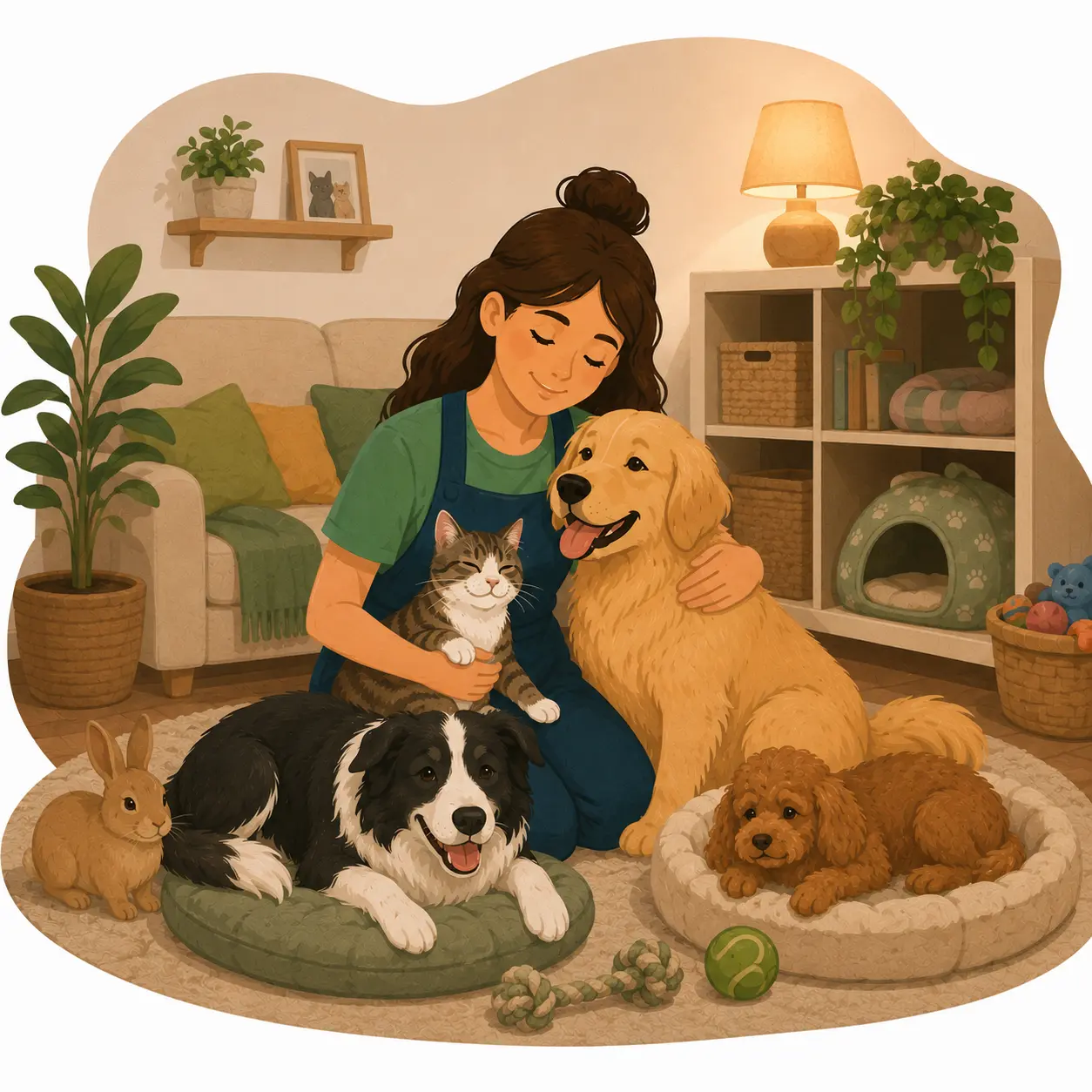 Garde chez le pet-sitter